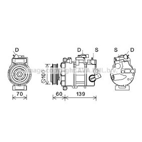 Acquista Compressore aria condizionata da PRASCO VNK356 a buon mercato per soli 986,68 €