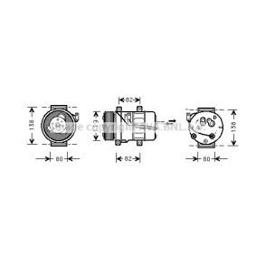 Acquista Compressore aria condizionata da PRASCO VOAK054 a buon mercato per soli 415,97 €