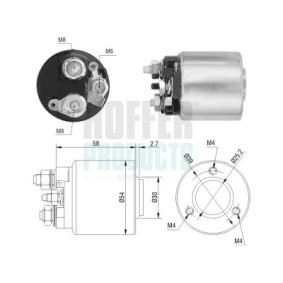 Acquista Elettromagnete motorino avviamento da HOFFER 6646212 a buon mercato per soli 43,72 €
