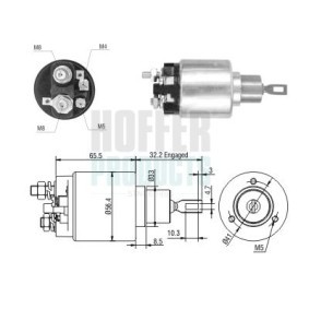 Acquista Elettromagnete motorino avviamento da HOFFER 6646258 a buon mercato per soli 48,26 €