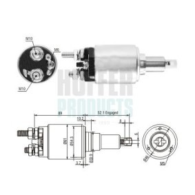 Compre Interruptor electromagnético, motor de arranque da HOFFER 6646302 a um preço baixo por 56,14 €