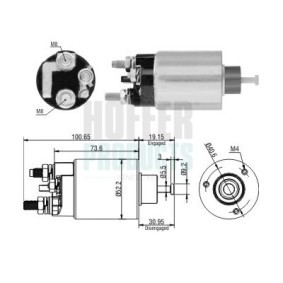 Magnetschalter, Anlasser von HOFFER 6646307