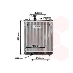Kjøp Radiator, motorkjøling av VAN WEZEL 52002064 til den lave prisen 1843,31 NOK