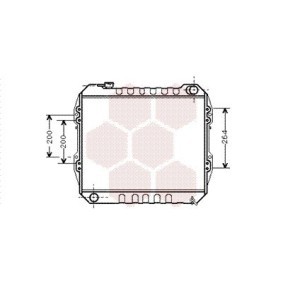 Kühler, Motorkühlung 53002164