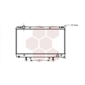 Achetez des Radiateur du moteur VAN WEZEL 53002314 à prix pour 156,11 €