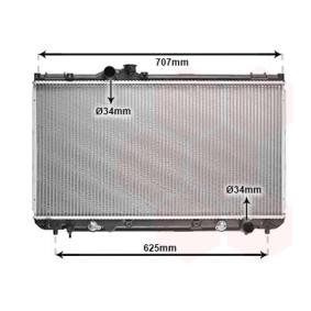 Achetez des Radiateur du moteur VAN WEZEL 53002322 à prix pour 174,82 €