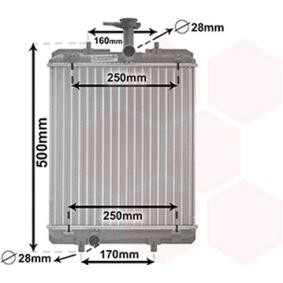 Achetez des Radiateur du moteur VAN WEZEL 53002360 à prix pour 88,66 €