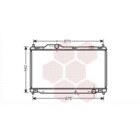 Achetez des Radiateur du moteur VAN WEZEL 53002461 à prix pour 153,99 €