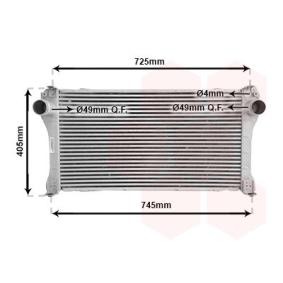 Achetez des Intercooler VAN WEZEL 53004476 à prix pour 251,66 €