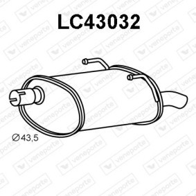 Endschalldämpfer von VENEPORTE LC43032