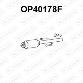 Partikelfilter (DPF) OP40178F von VENEPORTE günstig für 281,47 € online kaufen