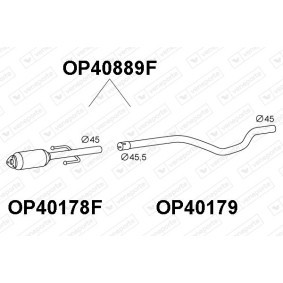 Partikelfilter (DPF) OP40889F von VENEPORTE günstig für 162,03 € online kaufen