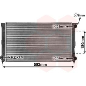 Kjøp Radiator, motorkjøling av VAN WEZEL 58002045 til den lave prisen 652,65 NOK