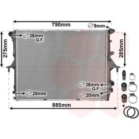 Achetez des Radiateur du moteur VAN WEZEL 58002214 à prix pour 247,90 €