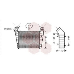 Kjøp Intercooler av VAN WEZEL 58004216 til den lave prisen 1242,91 NOK