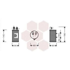 Achetez des Filtre déshydratant, climatisation VAN WEZEL 5800D065 à prix pour 81,91 €