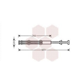 Achetez des Filtre déshydratant, climatisation VAN WEZEL 5800D237 à prix pour 60,70 €