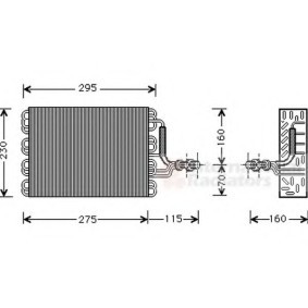 Verdampfer, Klimaanlage 5800V016