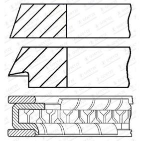 Acquista Kit fasce elastiche da GOETZE ENGINE 08-102406-00 a buon mercato per soli 27,19 €
