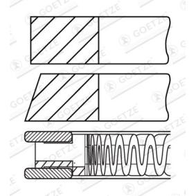 Comprar Juego de aros de pistón de GOETZE ENGINE 08-447807-00 a bajo precio de 14,16 €