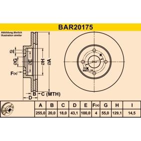 Bremsscheibe von Barum günstig für 30,94 €