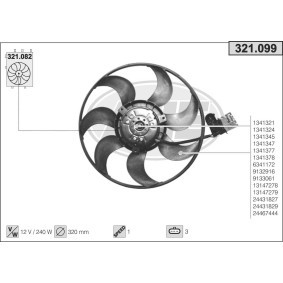 Kühlerlüfter 321.099 von AHE günstig für 121,77 € online kaufen