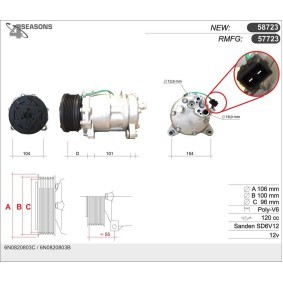 Acquista Compressore aria condizionata da AHE 57723 a buon mercato per soli 301,60 €