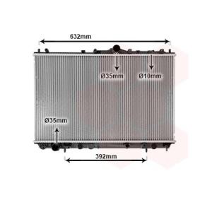 Achetez des Radiateur du moteur VAN WEZEL 59002124 à prix pour 106,18 €