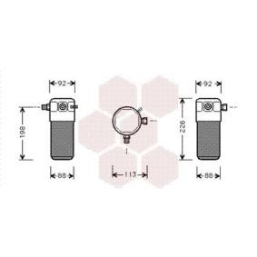 Achetez des Filtre déshydratant, climatisation VAN WEZEL 5900D105 à prix pour 33,32 €