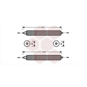 Achetez des Filtre déshydratant, climatisation VAN WEZEL 7700D001 à prix pour 70,71 €
