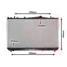 Achetez des Radiateur du moteur VAN WEZEL 81002052 à prix pour 159,02 €