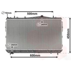 Achetez des Radiateur du moteur VAN WEZEL 81002073 à prix pour 85,36 €