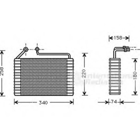 Verdampfer, Klimaanlage 8100V034