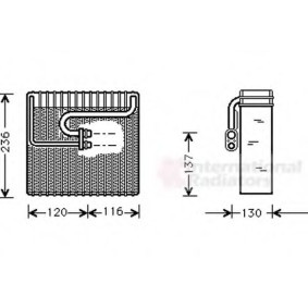 Verdampfer, Klimaanlage 8100V035