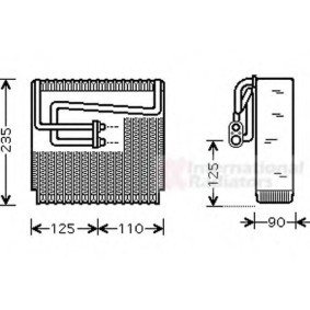 Verdampfer, Klimaanlage 8100V064