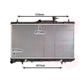 Achetez des Radiateur du moteur VAN WEZEL 82002086 à prix pour 129,24 €