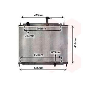 Achetez des Radiateur du moteur VAN WEZEL 82002170 à prix pour 210,75 €