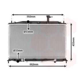 Achetez des Radiateur du moteur VAN WEZEL 82002177 à prix pour 196,85 €
