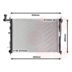 Achetez des Radiateur du moteur VAN WEZEL 82002180 à prix pour 182,89 €