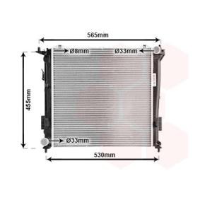 Achetez des Radiateur du moteur VAN WEZEL 82002181 à prix pour 136,59 €