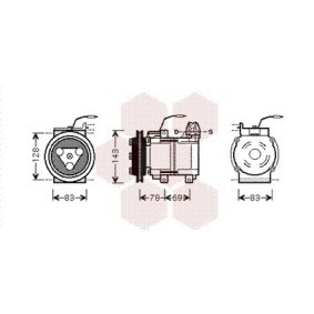 Acquista Compressore aria condizionata da VAN WEZEL 8200K124 a buon mercato per soli 458,49 €