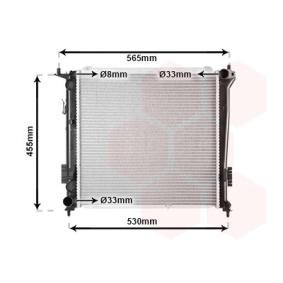 Kjøp Radiator, motorkjøling av VAN WEZEL 83002098 til den lave prisen 1713,26 NOK