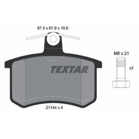 Compre Pastilhas de travão da TEXTAR 2114401 a um preço baixo por 29,98 €