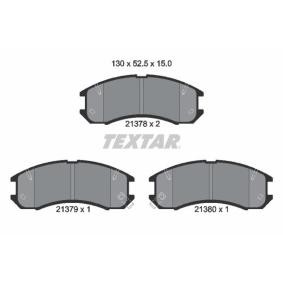 Acquista Kit pastiglie freni da TEXTAR 2137801 a buon mercato per soli 48,95 €