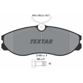 Comprar Juego de pastillas de freno de TEXTAR 2148101 a bajo precio de 32,51 €