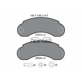Acquista Kit pastiglie freni da TEXTAR 2157302 a buon mercato per soli 55,31 €