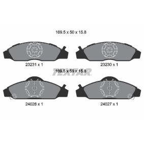 Acquista Kit pastiglie freni da TEXTAR 2323101 a buon mercato per soli 68,16 €