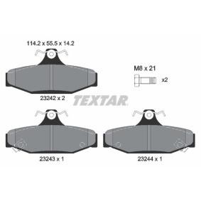 Acquista Kit pastiglie freni da TEXTAR 2324201 a buon mercato per soli 41,75 €