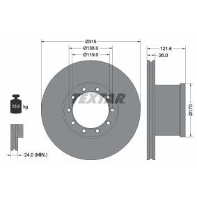 Comprar Disco de freno de TEXTAR 93084100 a bajo precio de 164,77 €