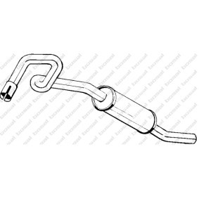 Endschalldämpfer 154-349 KIA SORENTO von BOSAL